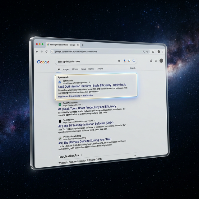 Google Search Results Mockup